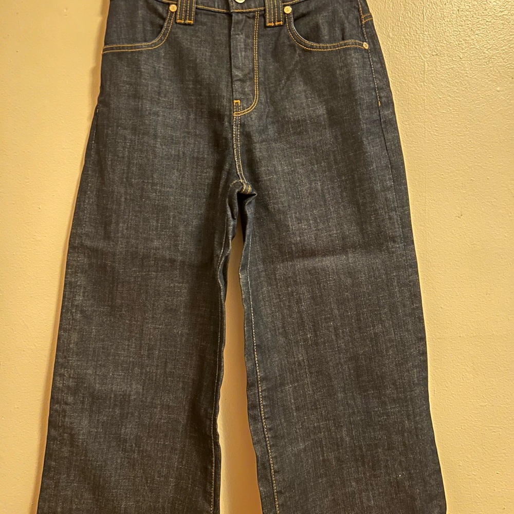 7 For All Mankind Women’s Dark Denim Gauchos
